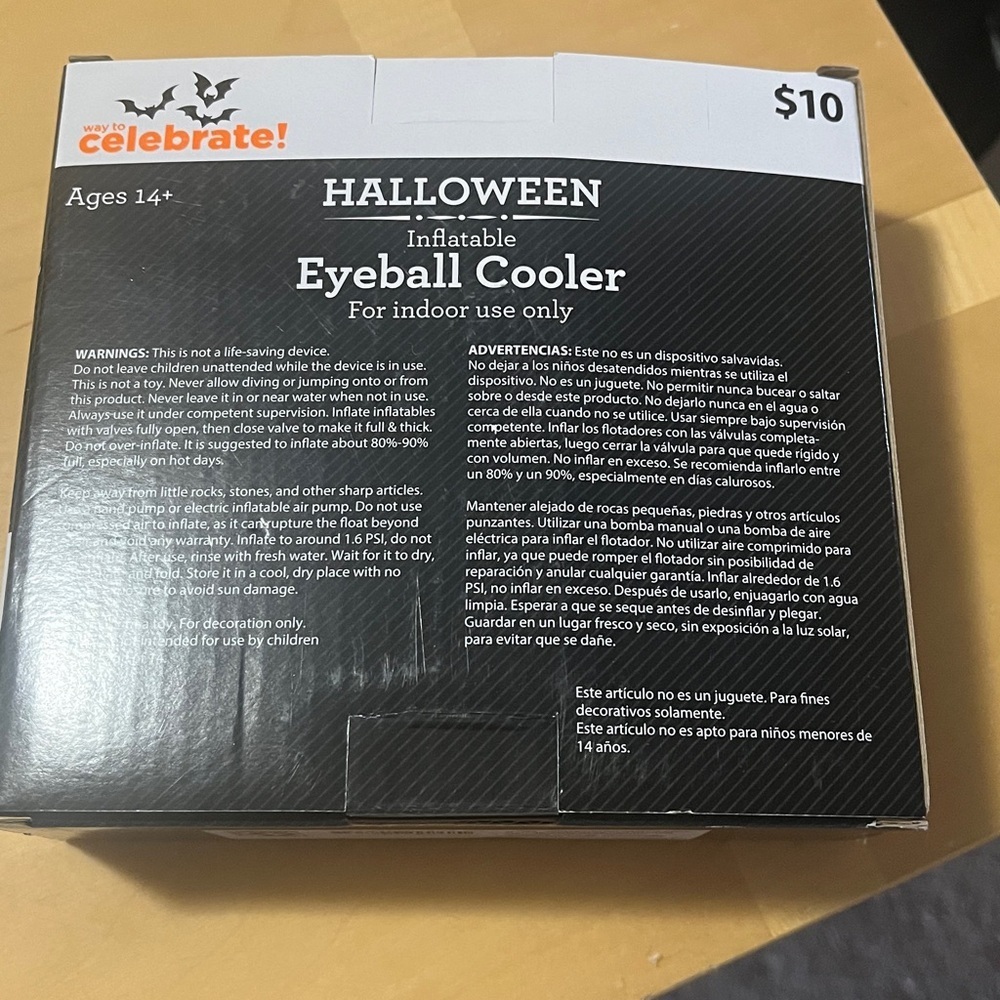 Halloween Eyeball Cooler - Picture 2 of 2